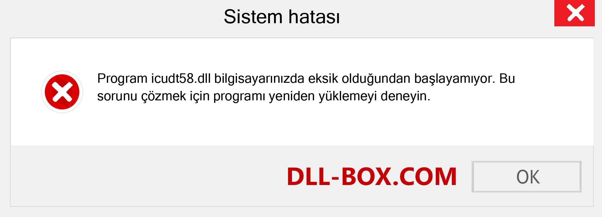 icudt58.dll dosyası eksik mi? Windows 7, 8, 10 için İndirin - Windows'ta icudt58 dll Eksik Hatasını Düzeltin, fotoğraflar, resimler